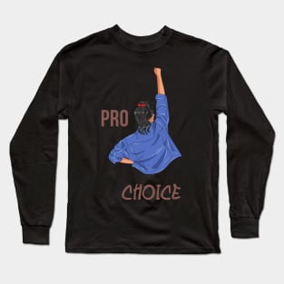 pro choice Happy Women Long Sleeve T-Shirt